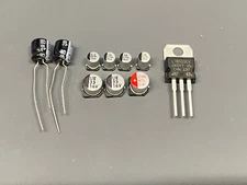 SNES GPM-01 & GPM-02 Capacitor Kit & Voltage Regulator Super Nintendo Cap Kit