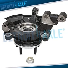 Front Left Steering Knuckle & Wheel Hub Bearing Assembly for 2011-2014 Ford Edge