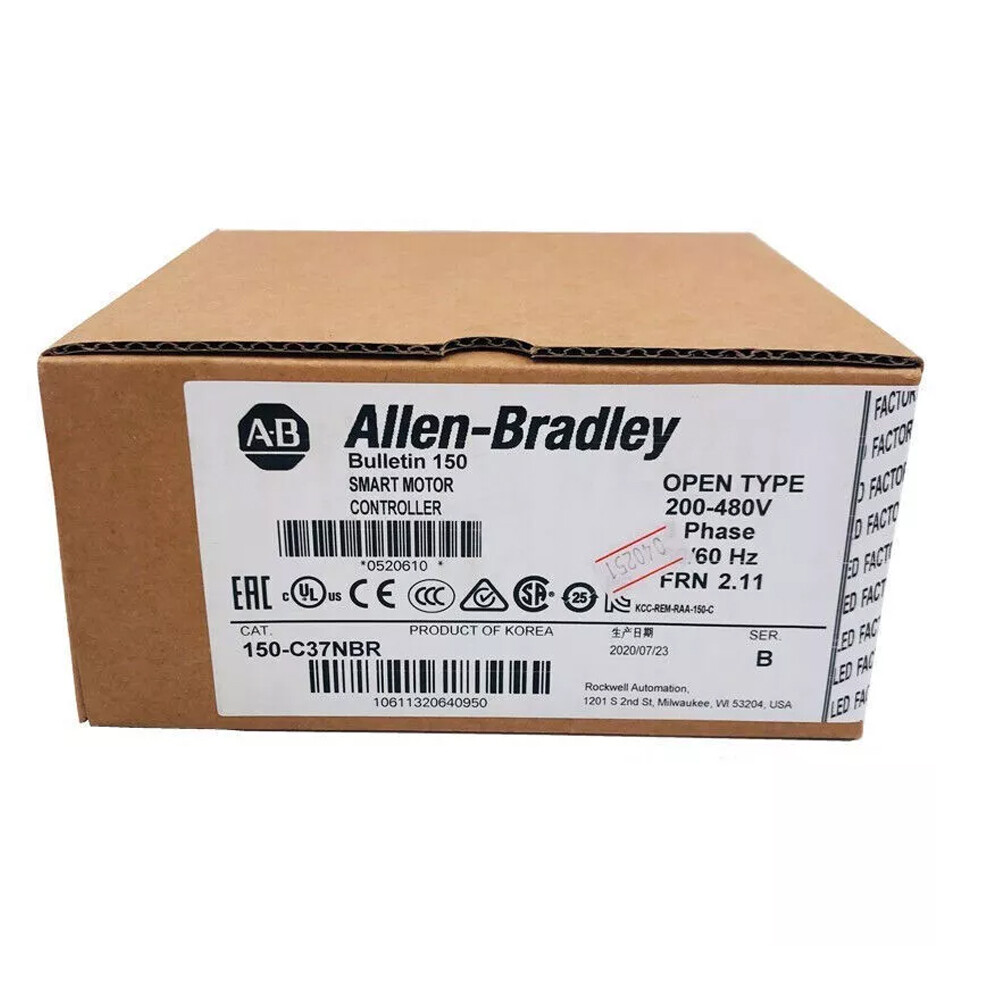 150-C37NBR Allen-Bradley AB SMC-3 37A Smart Motor Controller US Free Tax