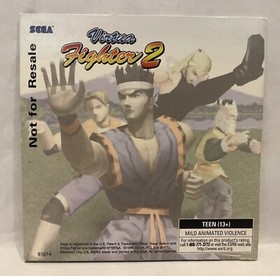 Virtua Fighter 2 [Not For Resale] (Sega Saturn, 1996) RARE, Sleeve & Disc