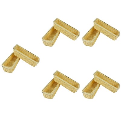  5 Pieces Weidenkorb Mit Griff Spielzeug Aufbewahrungsbox Für Die Küche
