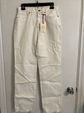 Lands End Women's Pants 7 Straight Leg Relaxed Tummy Control Sits At Waist 727