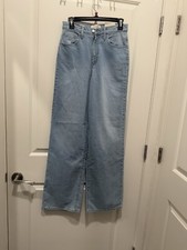 Universal Thread Women High-Rise Relaxed Wide Straight Leg Jeans Size S