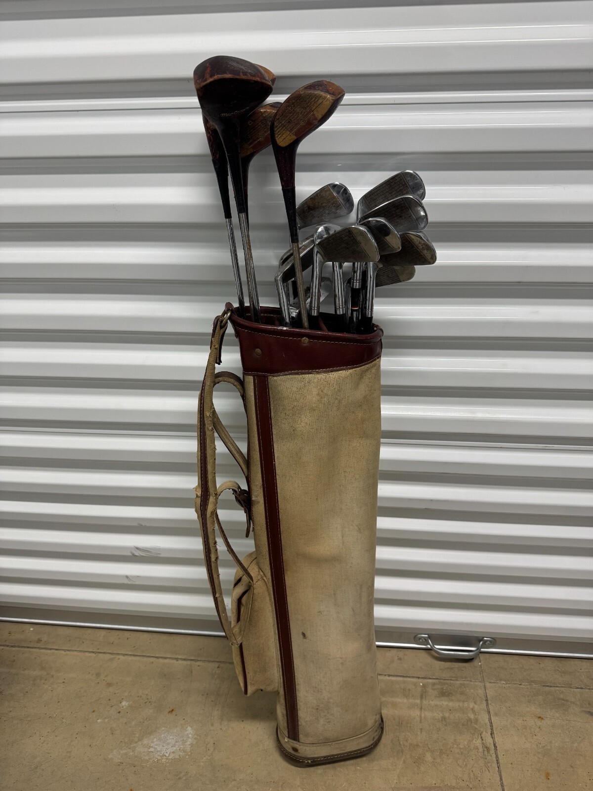 MacGregor Chieftain Vintage Golf Clubs Wood Drivers & Stainless Steel 2-9 +more