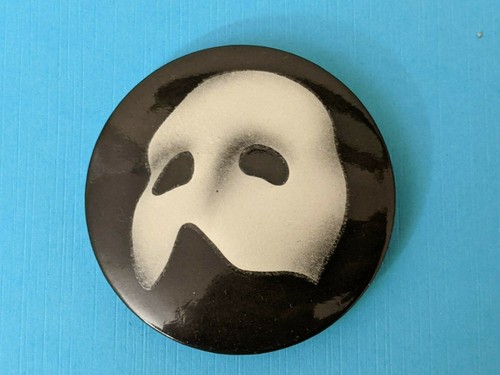 BROADWAY THEATER PHANTOM OF THE OPERA MASK Pinback Pin LONDON ENGLAND NEW YORK - 第 1/7 張圖片