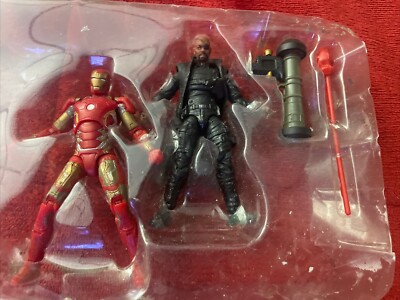 Avengers Age Of Ultron Iron Man Nick Fury Toys R Us Exclusive No Box Complete