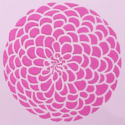 KUNSTSTOFFTASCHENTUCH 13*13cm: Blume (06)