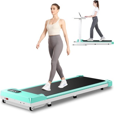 Walking Pad Treadmill under Desk Treadmill with 300 Lbs Capacity Quiet 45dB