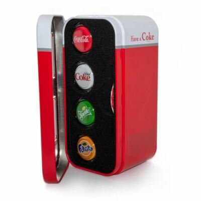 4 Coin Set Pure Silver 24 Grams Coca Cola Vending Machine