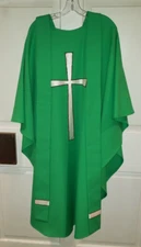 PRIEST CLERGY OFFICIANT VESTMENT CHASUBLE & STOLE GOOD SHEPHERD VESTMENTS