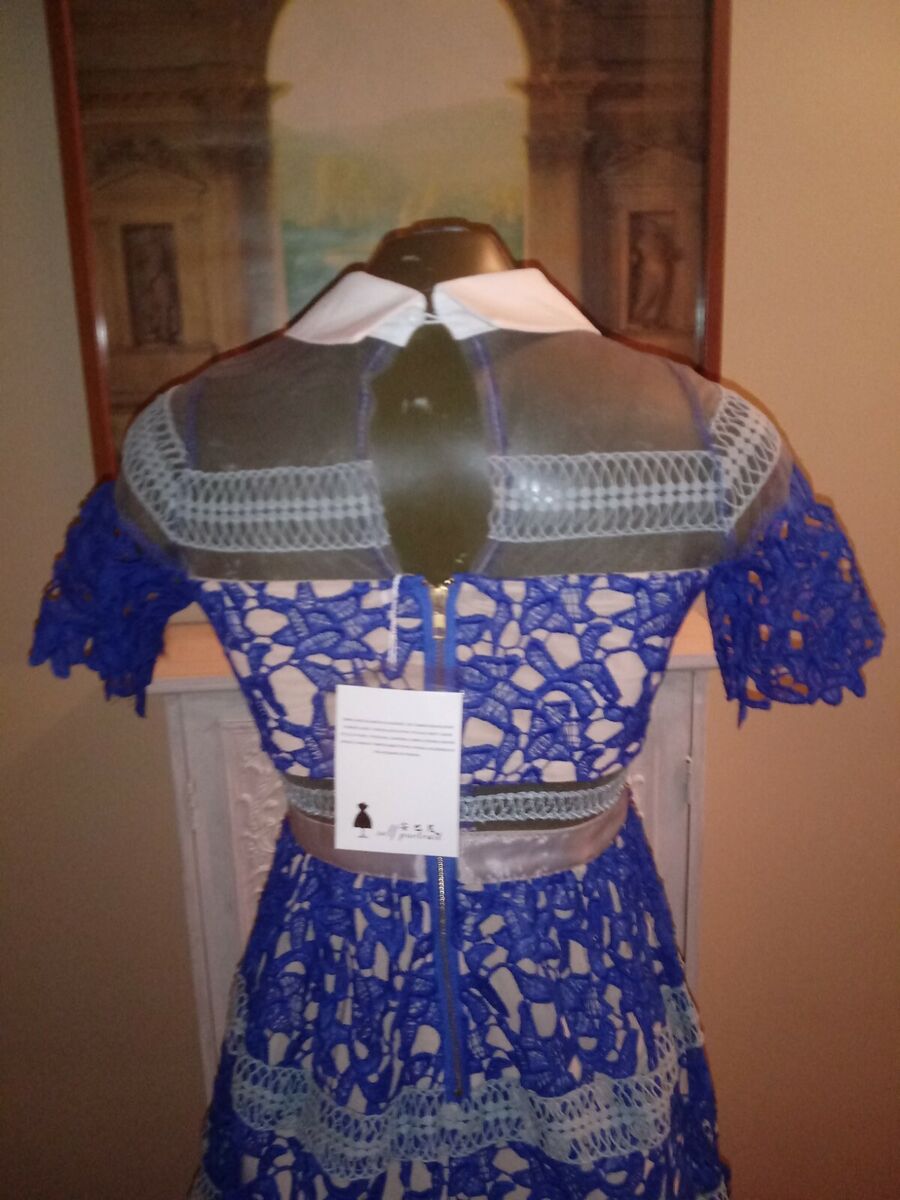 SELF-PORTRAIT Liliana Midi Dress US sz 2 SOLD OUT EVERYWHERE!! | eBay
