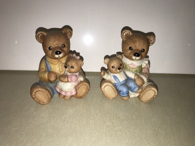 porcelain teddy bear figurines