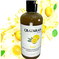 Refreshing Lemon Exfoliating Body Scrub and Cleanser, 10 fl. oz