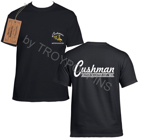 Camiseta Cushman Motor Scooter Coleccionista Camionero Para Hombre Bolsillo Gráfico - Imagen 3 de 6