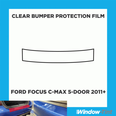 For Ford Focus C-Max 5-door 11+ Rear Bumper CLEAR Scratch Guard Protection Film