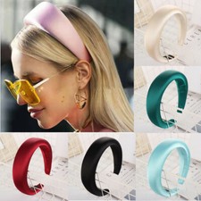 Hot women Thick Padded Wide Headband Sponge Hairband Hair Hoop Wedding Party