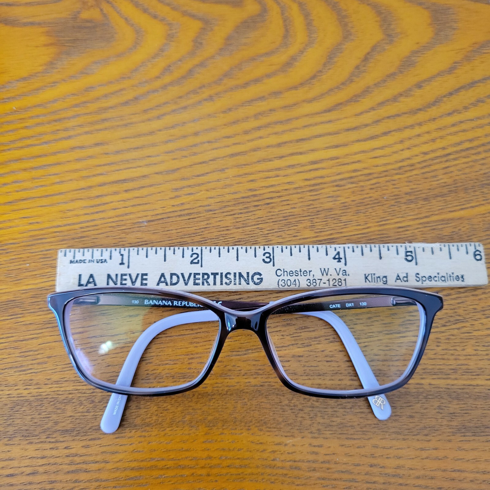 Banana Republic Glasses Rectangular Two Tone Fram… - image 6