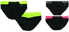 Nike Swim Brief Bottom Victory Color Block NX Swimsuit Briefs NESS4040 MSRP $42