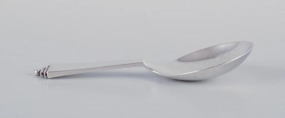 Georg Jensen Pyramid. Compote spoon in sterling silver. Dated 1939. - Image 2 of 4