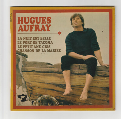 Ep 45 Tours Hugues Aufray La Nuit Est Belle En 1968 Barclay 71 285 M Ebay