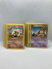 Complete Pokemon Base Set Commons And Uncommo...