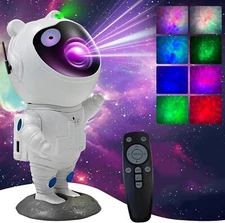 Astronaut Galaxy Projector Night Light Nebula Ceiling LED Lamp Bedroom Decor