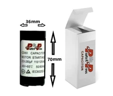 233-280 uF MFD 110-125VAC 110/125V High Quality Motor Start Capacitor Round HVAC