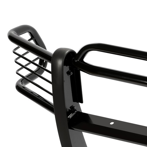 HECASA For 19972004 Dodge Dakota Black Steel Front Grill Brush Bumper