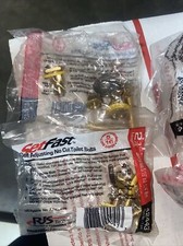 QTY 25 Pairs SetFast No Cut Toilet Bolts Solid Brass 5/16" X 2 1/4" 42443