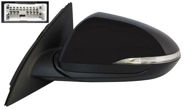 RüCkspiegel FüR Hyundai I30 Ab 2017 Klappbar 8 Pin Links-image