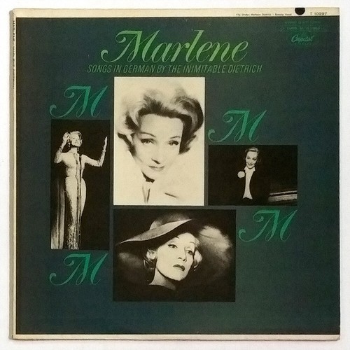 MARLENE DIETRICH 2 LPs Wiedersehen Mit Marlene, Songs In German By The Inimitab - Picture 3 of 7