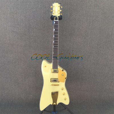 Thunderbird Billy Bo Jupiter Cream Electric Guitar H-H Pickups Gold Hardware