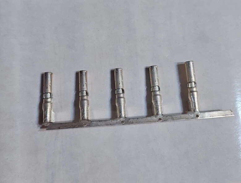 *** Te Connectivity 0-213843-1 PowerBand Silver Plated (5 Pcs) Power Band New  - Image 3 of 3