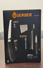 NEW Gerber 3-in-1 Gator Combo Axe Sliding Saw Fixed Blade Knife Kit Sheath