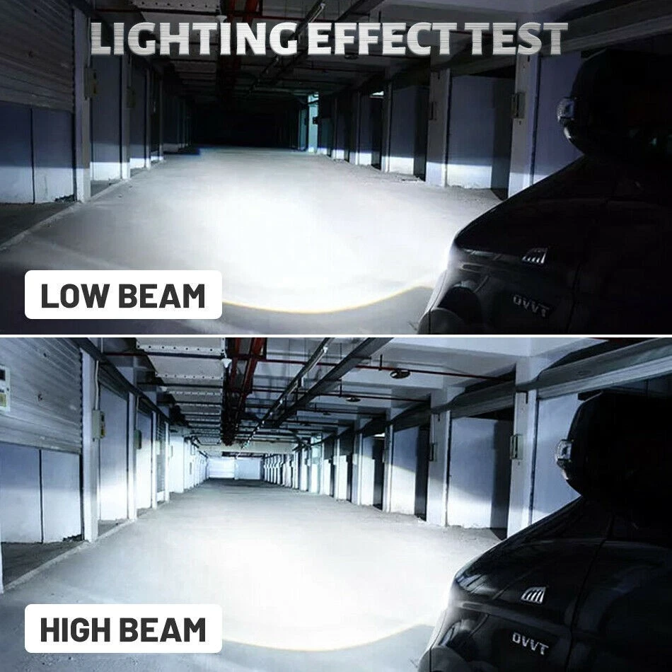 For 2013 dodge ram 1500 LED Headlight Bulbs High Low Beam Fog Light Super Bright - Image 4 of 4