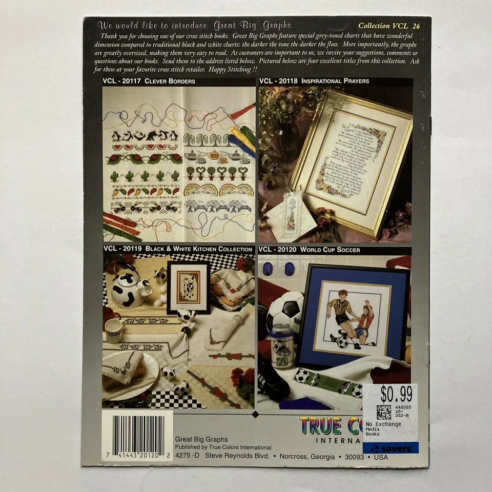 Great Big Graphs VCL-20120 World Cup Soccer Counted Cross Stitch Pattern Chart - Image 2 of 2