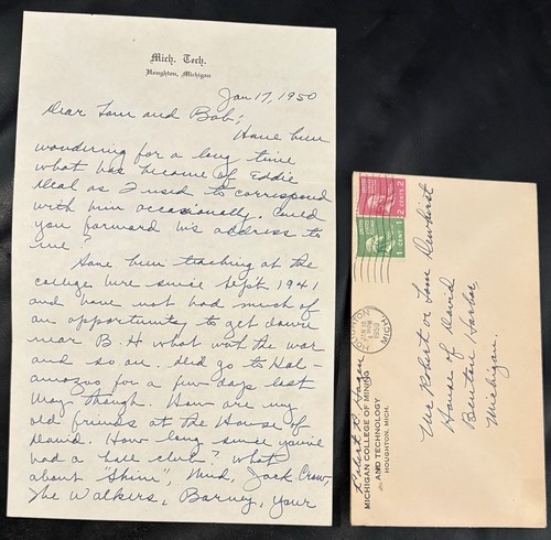Negro League Baseball House Of David Rob Hagen Signed Letter Cover Bob Dewhirst
