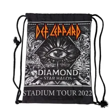 Def Leppard 2022 Stadium Tour Drawstring Bag Tour Merch Brand New Never Used