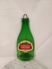 Stella Artios Melted Flattened Glass Bottle Wall Or Table Decor Art