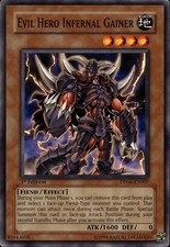 Yu-Gi-Oh! Evil Hero Infernal Gainer Common DP06-EN007