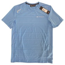 Monterrain Lyder 3.0 T-Shirt Space Dye Activewear in Azure Blue BNWT Men's XS