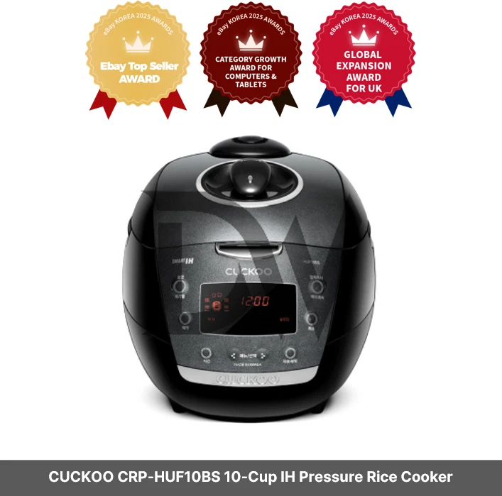 CUCKOO CRP-HUF10BS 10-Cup IH Pressure Rice Cooker / 220V / EU PLUG
Opens in a new window or tab