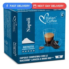 Italian Coffee, 128 Coffee Capsules Compatible with Lavazza A Modo Mio -... 0.27 per lighter