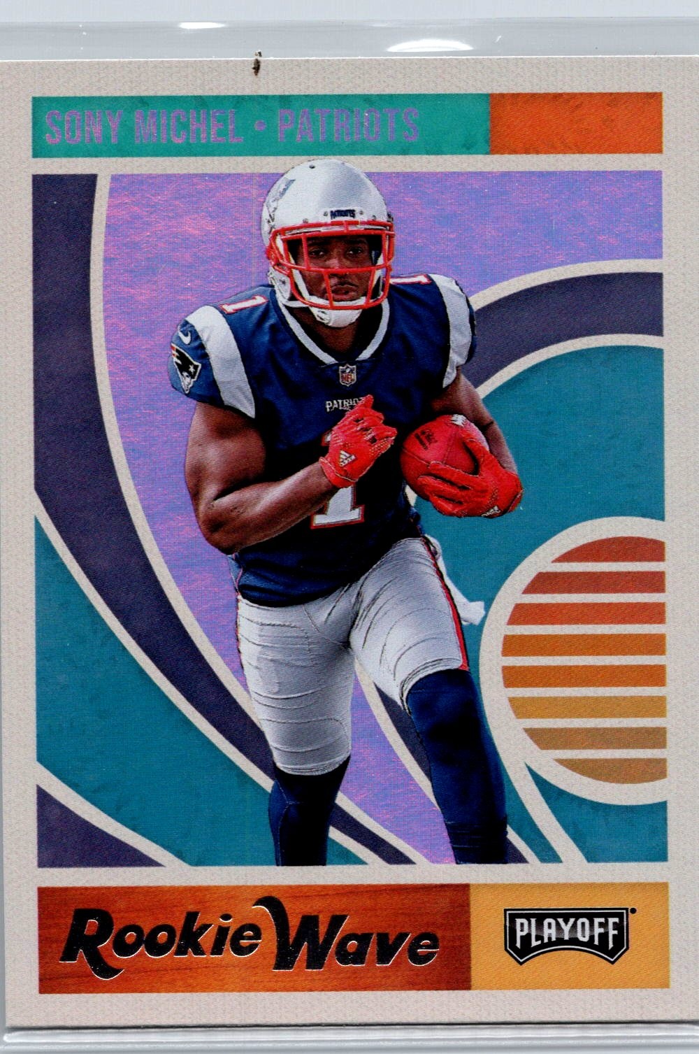 Sony Michel Panini Playoff Rookie Wave #10 Base