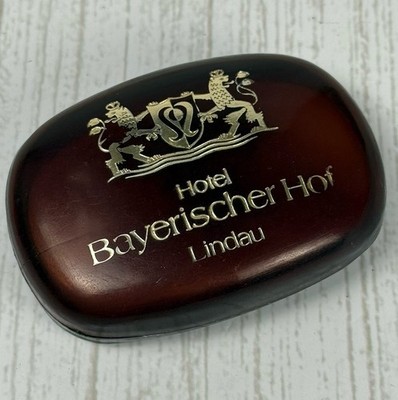 Vintage Hotel Bayerischer Hof, Munich, West Germany, Soap Case w/ Soap READ