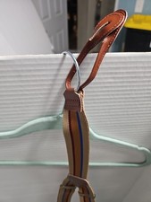 Mens Striped Button On Suspenders