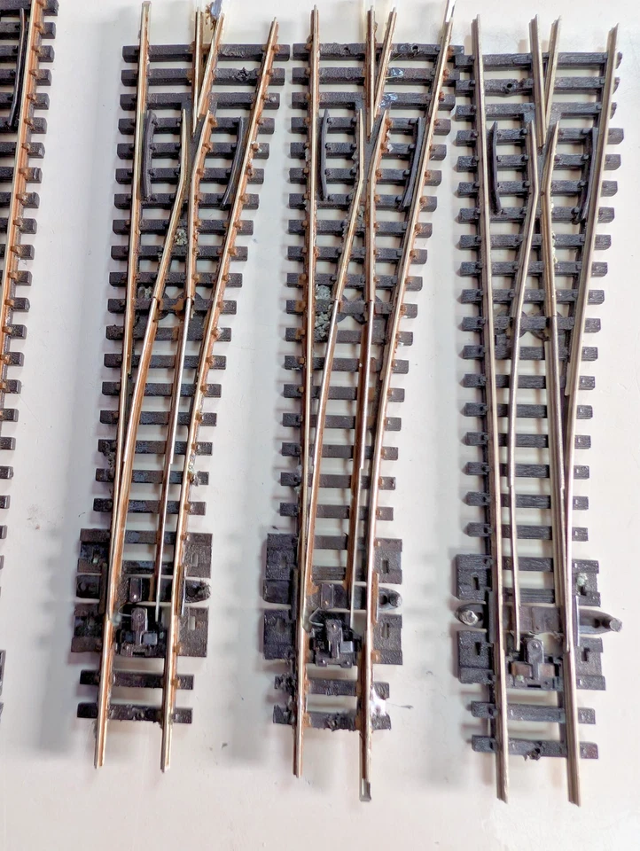 AD092 Peco verschiedene Radius- und Richtungsweichen, Electrofrog, Code 55 x. Spur N. - Bild 4 von 4