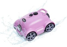 Hinice Cordless Robotic Pool Cleaner Automatic Vacuum 150 Min 2200 Sq.Ft. Pink