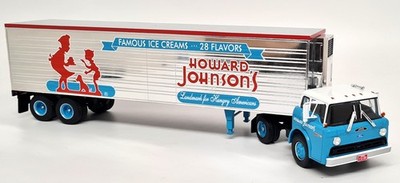 IR 1/43 Ford C Series Cabover & Refrigerated Trailer Howard Johnsons Model Truck