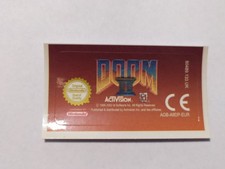 DOOM II 2 (EUR) Game Boy Advance GBA replacement label